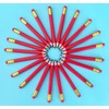 Adhere 25pcs Golf Pencils with earser Hexagon Wooden Pencils Graphite