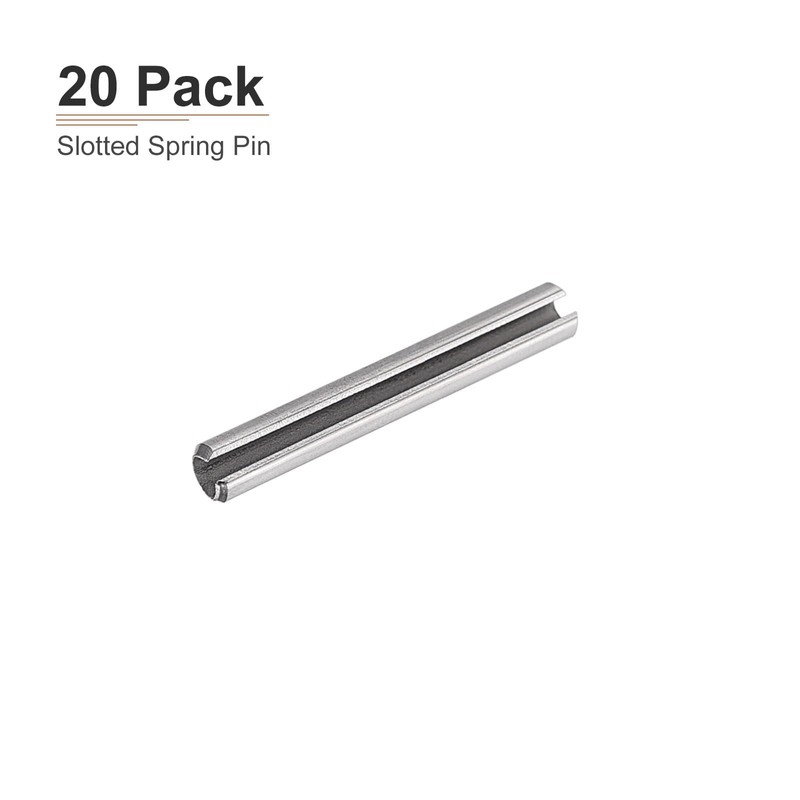 DTGN 20pcs 3mmx30mm(DxL) Slotted Spring Pins for Household Machine Fasteners