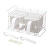 Pearl Metal HC-471 Seasoning Rack, Spice Rack, Includes 2 Stockers,