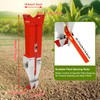 LIAPDG Adjustable Handheld Seeder Fertilizer, 2.4L/0.6 Gal Corn Slit Seeder