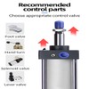 Beduan Pneumatic Air Cylinder SC 63 x 200 Screwed Piston