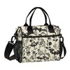 Goth Bat Pattern Lunch Bag & Lunch Box for Women