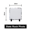 MR.R Sublimation Blank Square Rock Slate Photo Plaque Picture Frame,
