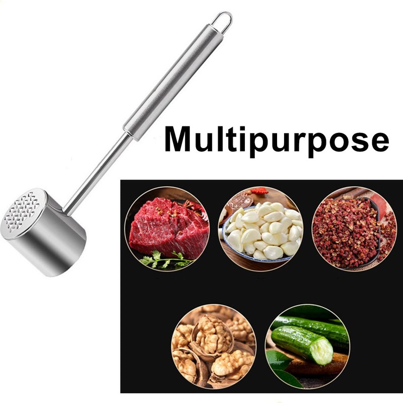 Beetoo Meat Tenderizer Hammer, Heavy Duty Meat Tenderizer, Dual-sided Meat,