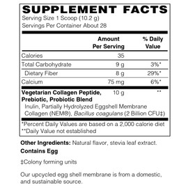 BariatricPal Vegetarian Collagen Peptides Powder with Prebiotic & Probiotic Blend