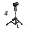 Desk Microphone Stand, Mini Soporte de Sobremesa, Micrófono Plegable, Soporte