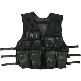 Kombat UK Kids Assault Vest - BTP Black, One Size