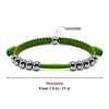 LAMIBEE Golf Stainless Steel 10 Beads Score Counter Bracelet, Golf