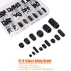 Rustark 450Pcs M3/M4/M5/M6/M8 Allen Head Socket Hex Grub Screw Set