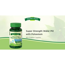 Nature's Truth Natures Truth Water Pill with Potassium Tablets Super Strength 90 ct Pack of 6