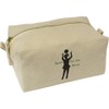 'Playing Netball' Canvas Wash Bag/Makeup Case (CS00035031)