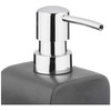 Kleine Wolke Stoneware Cubic Soap Dispenser, Anthracite
