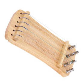 Guzheng Finger Trainer,Wooden 6 String Fingering Practice Tool,Mini Musical Instrument Accessories for Replacement