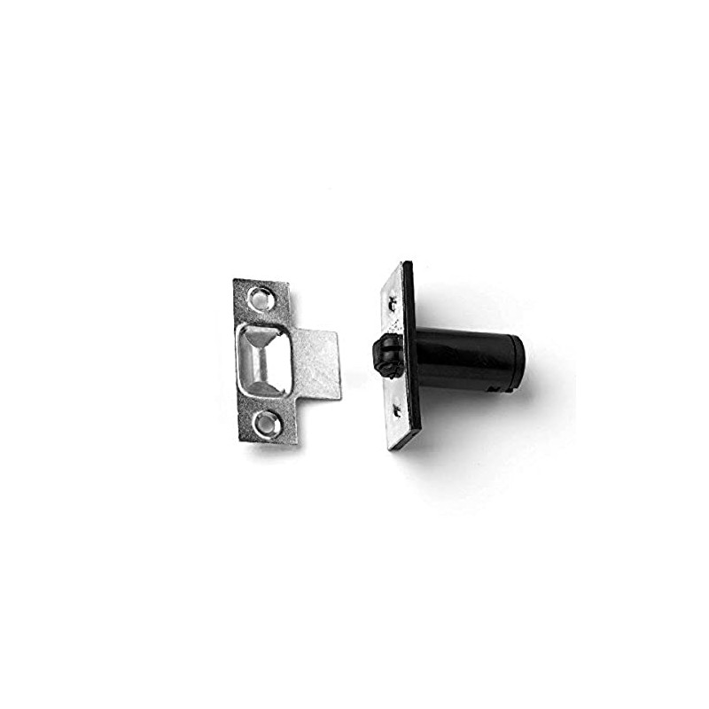 Merriway BH02318 Adjustable Roller Cupboard Cabinet Door Catch - Chrome