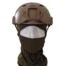 LOBOLOKO Fast Ventilated Seal Airsoft Paintball Helmet - Tan/Seals - 1 Piece Helmet Softair (TAN)