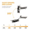 Chibery 50 Pack 3/4" Overlay 3D Soft Close Concealed Hinge