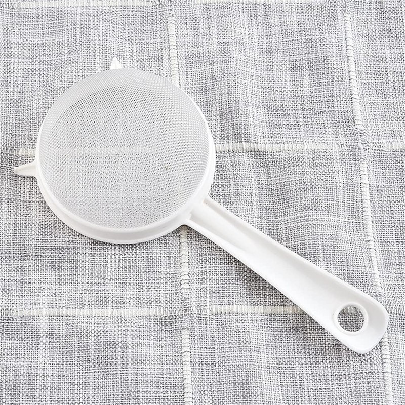 Fine Mesh Plastic Strainer,Kitchen Handheld Plastic Screen Mesh Tea Leaf