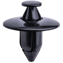 Rexka 25pcs 8mm Hole Fender Liner Bumper Cover Splash Shield Push-Type Retainers Clips for Honda Acura 91545-SE0-003 Nissan 63848-01G00 Rear Shield Clip