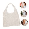 SAFIGLE Hollow Woven Bag Beach Bag Large Tote Purse Shoulder