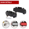 GTINTHEBOX 2PCS Smoked Lens Tailgate Reverse Backup Lights Lamps for