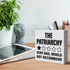Feminist Decor Wooden Box Sign, Feminist Desk Decoration for Home