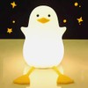 Crtivetoys Cute Seagull Night Light for Bedroom, Animal Silicone Nursery