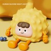 Durian Night Light Silicone Soft Light Rechargeable Cute Tap Control