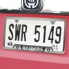 Fanmats 61962: Las Vegas Raiders Embossed License Plate Frame, 6.25in