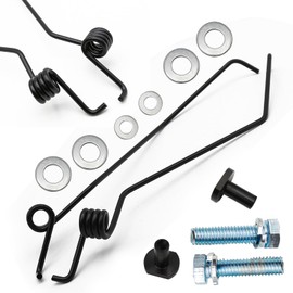 SYOWADA Snowmobile Ice Snow Scratchers Kit Replacement for Polaris Arctic, Cat Ski, Doo, Yamaha Spring Steel with Mounts Cool Snow Ice Scratchers Replace# 4E565768