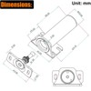 HWMATE DC12V Metal Fail Safe Mode Electric Cabinet Lock 110lb
