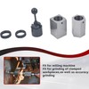 findmall 5C-CB 5C Collet Block Set Hex, Square Collets and