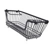 Freezer Basket Stackable Open Front Wire Storage Bin with Foldable