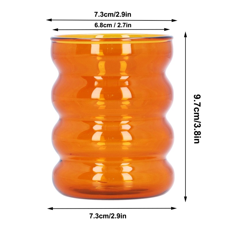 Bamboo Joint Design High Borosilicate Glass Cup HeatResistant Drinking Cup