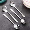 Csinos 304 Stainless Steel Spoon Shell Shape Flatware Spoon Dessert