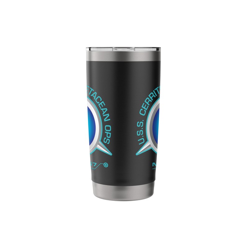 Lower Decks Cetacean Ops Delta Logo Stainless Steel Insulated Tumbler