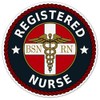BSN NP Registered Nurse RN Caduceus Emblem Seal Vinyl Decal