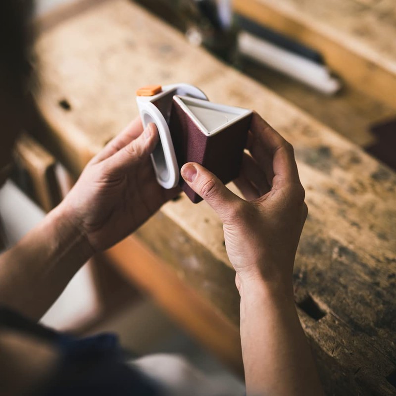 Fiskars DIY Sanding Block, Small, White/Grey