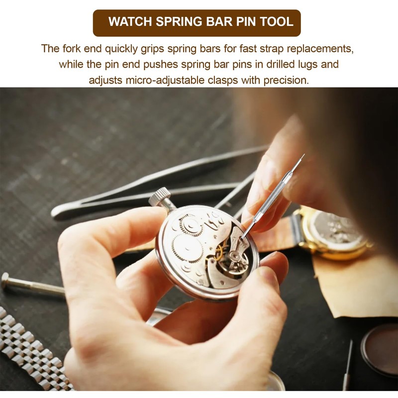 1Pcs Watch Link Removal Kit, Watch Spring Bar Pin Tool,spring