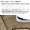 BABERGOU 2pcs Roof Drip Molding Replace 75551-04063 Compatible with Toyota