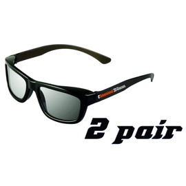 eDimensional 2D Glasses 2 Pack - Turns 3D Movies Back into 2D 2 Pairs for Sony, LG, Vizio TV's and with All Other Passive 3D Televisions Also for use in RealD 3D Theaters!