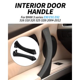 LALAIJDOU e90 Door Handle Cover (Black Left Door Handle)
