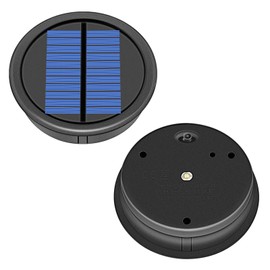 HELESIN Solar Lights Replacement Parts, IP65 Waterproof Solar Panel, Solar Lights Replacement Top for Solar Lantern, Solar Garden Lights and DIY (1 Pack 10 cm)