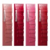 Pack X4 Labiales Líquidos Superstay Vinyl Ink Maybelline