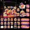2026 Halloween Countdown Calendar, Reusable Miniature Pumpkin Set, Gift