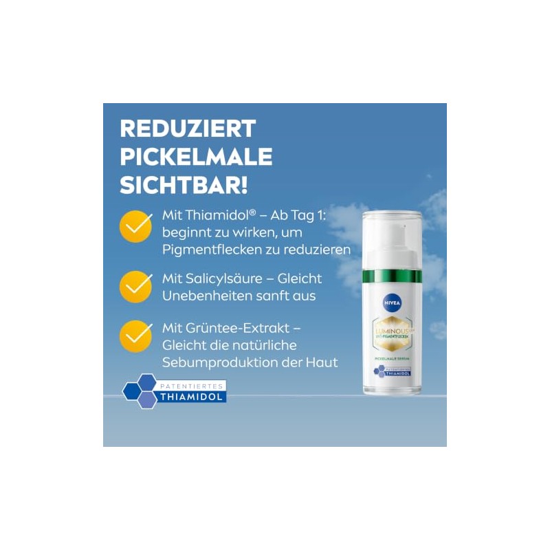 NIVEA Cellular Luminous 630 Verbesserungsserum für Akne-Farbversion, 30 ml