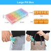 Pasking Large Pill Box Organiser - Weekly Pill Dispenser 7