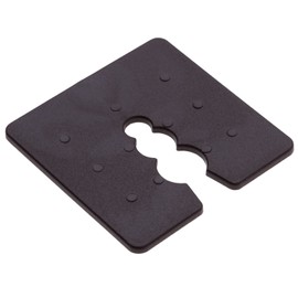 Spacer Pack Flat Washers for DIY - Packer Spacer Wedge for Furniture, Levelling, Spacing Tiles, Door, Window, Installation - (Pack of 50) Plastic Frame Colour Coded 50 x 50 x 2 mm