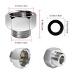4 PCS Water Line Adapter, Pipe Fittings in 1/2" Female
