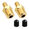 Mandark Car Air Inflator Adapter, 2PCS Brass 1/4" NPT (M)