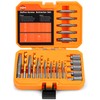 24 Piece Screw Extractor and Left Hand Drill Bits Set,
